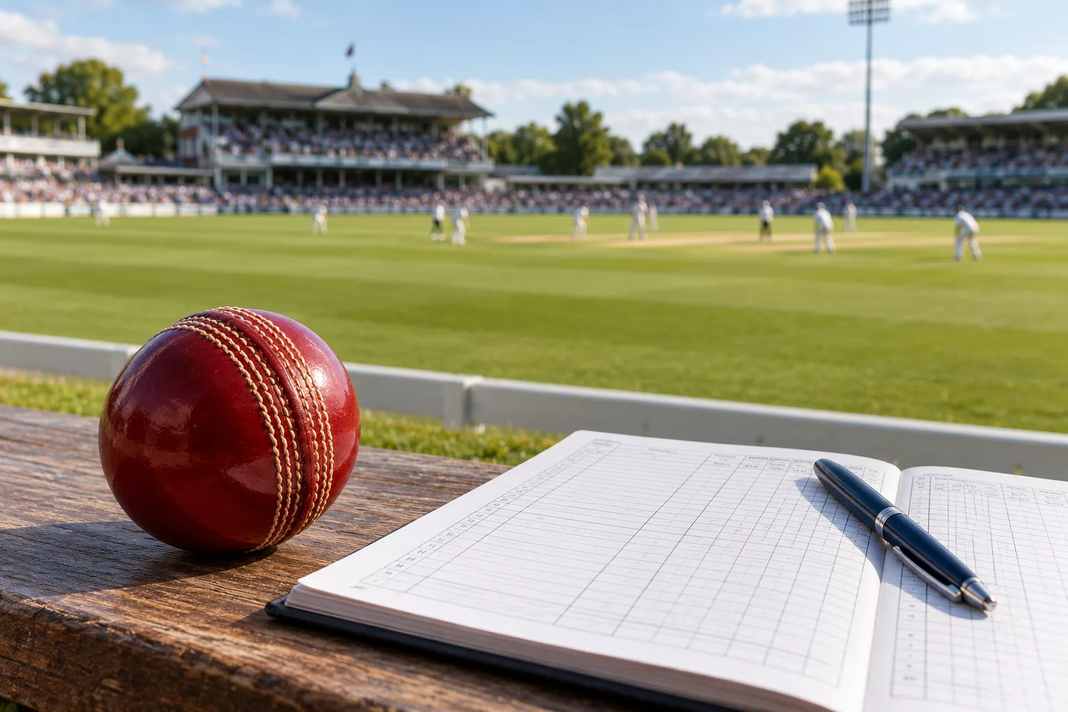 Maneki editorial illustration: Cricket Formats and Scorecards